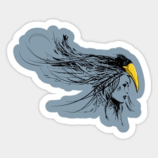 queen of crows Sticker